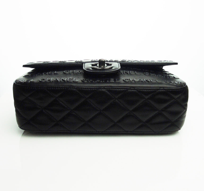 CHANEL 'Paris Dallas' black flap bag Limited Edition