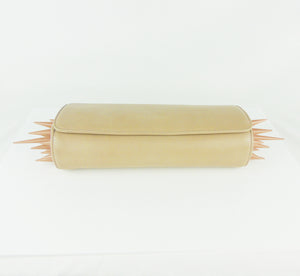 CHRISTIAN LOUBOUTIN Marquise nude leather spike clutch