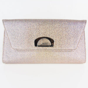 Christian Louboutin nude glitter vero dodat clutch lurex 