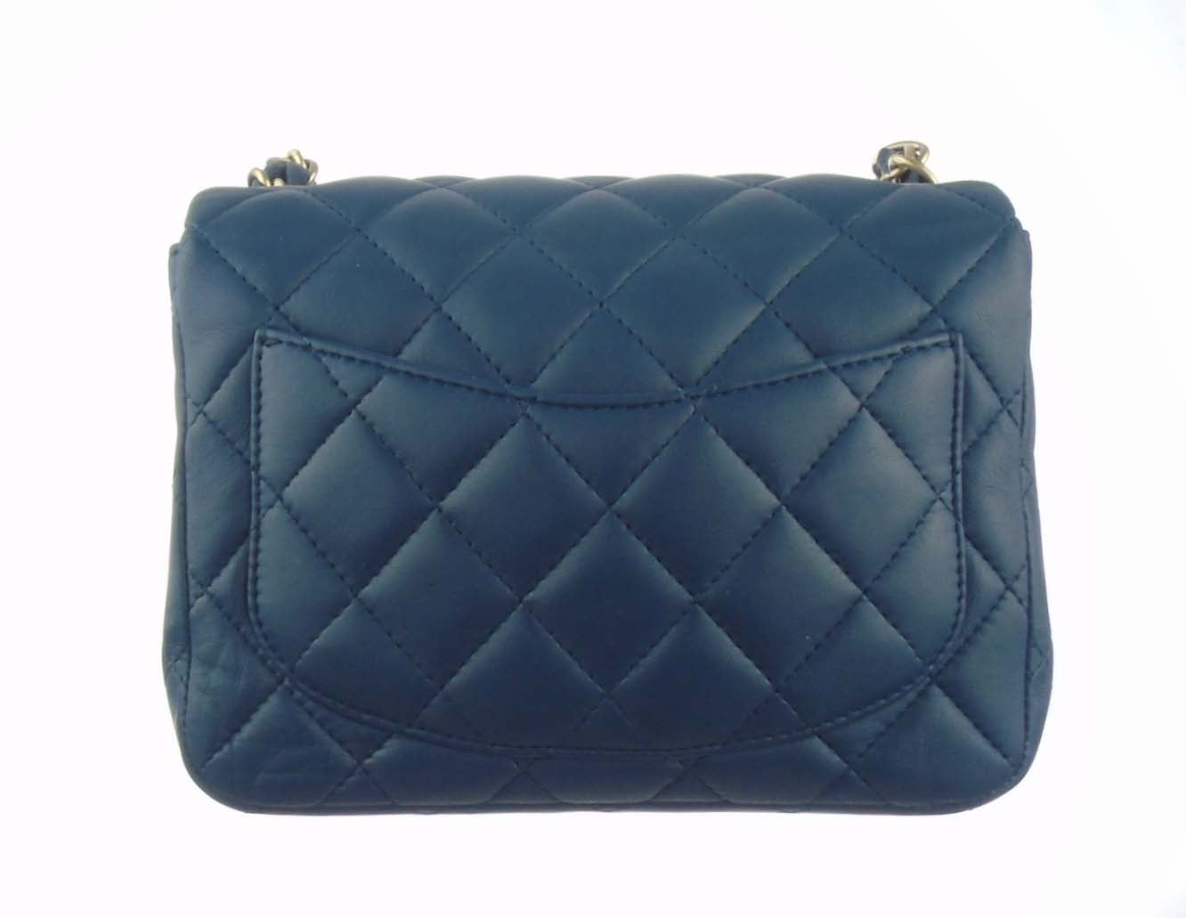 Chanel bag cheap dark blue