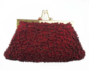 christian louboutin loubinight pot pourri clutch suede flowers evening bag