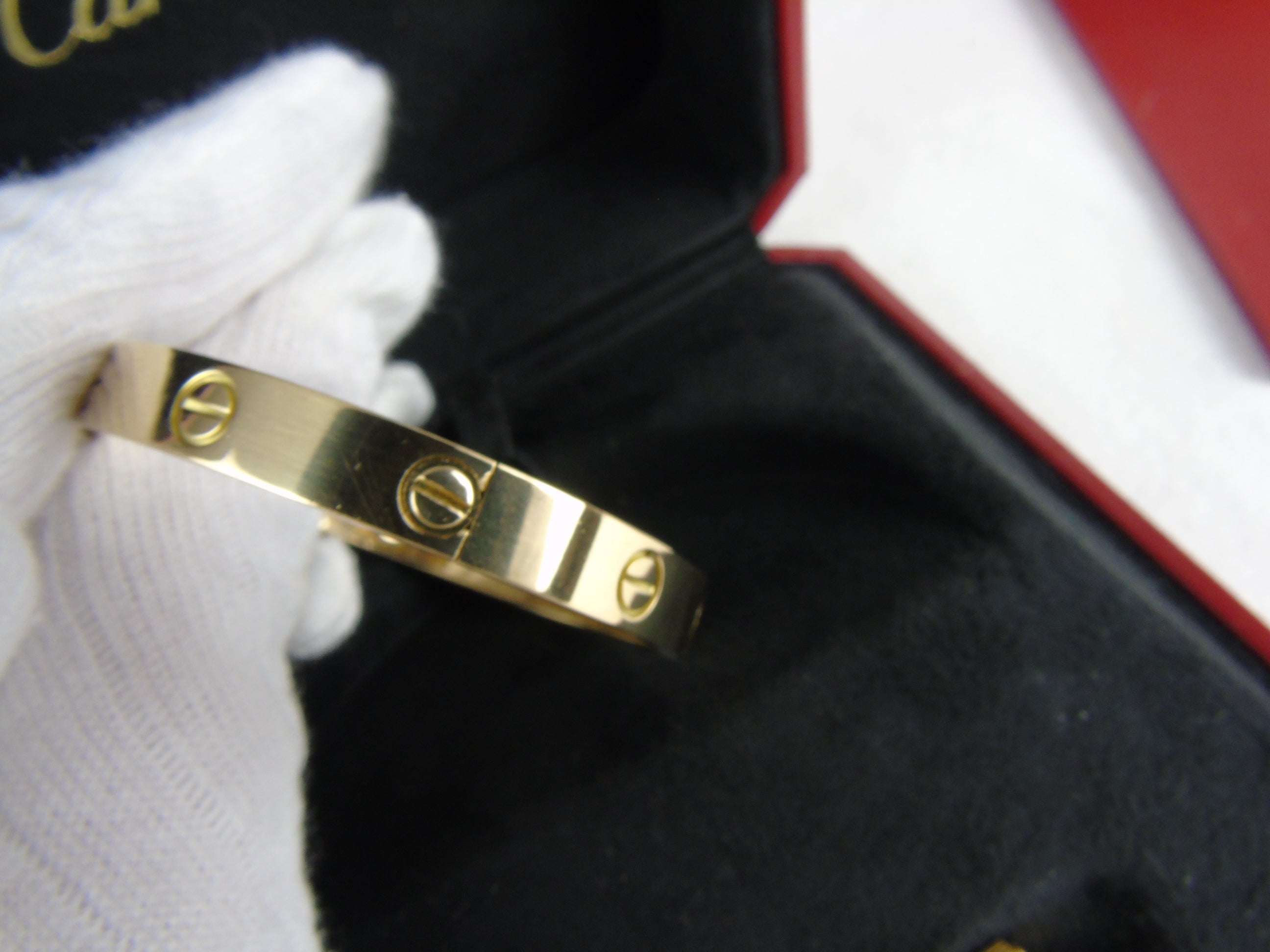 CARTIER Love Bracelet 18ct Yellow Gold size 17