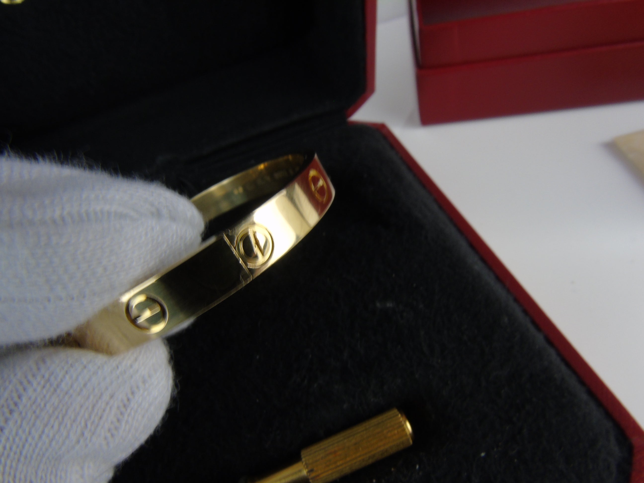 CARTIER Love Bracelet 18ct Yellow Gold size 16