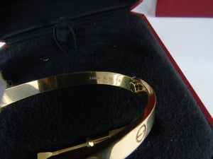 Cartier wrist size hot sale