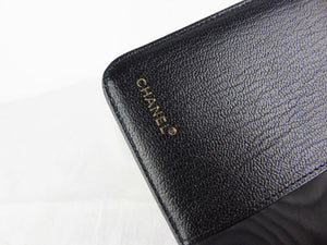 CHANEL Black Leather Agenda Organiser