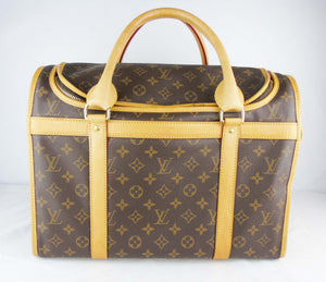Louis Vuitton Monogram Dog Carrier 40 Sac Chien Pet Bag Leather ref.686383  - Joli Closet