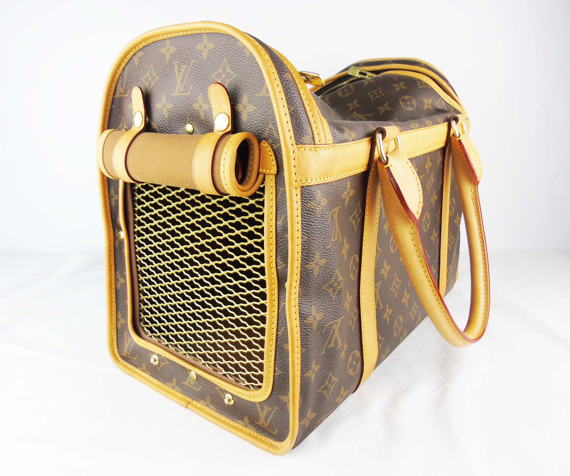 Louis Vuitton Sac Chien 40 Monogram Dog Pet Carrier Handbag