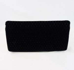 CHRISTIAN LOUBOUTIN Velvet Riviera Strass Clutch