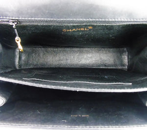 CHANEL Black lambskin flap bag vintage 1997 'Kelly'